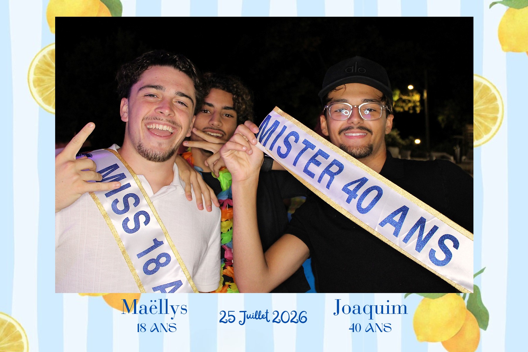 Souvenir capturé au photobooth Photoboosté