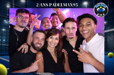 Groupe réuni aux deux ans de Padel Max 95