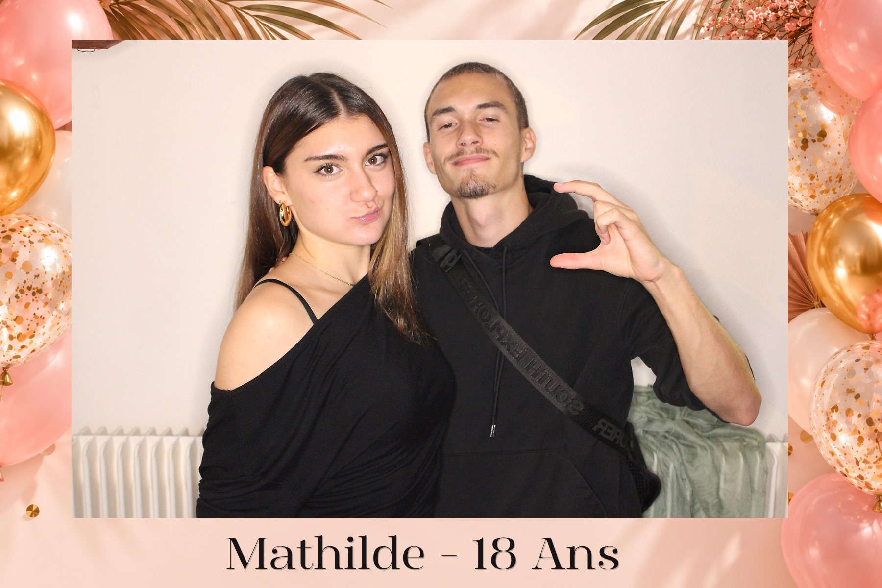 Souvenir capturé au photobooth Photoboosté