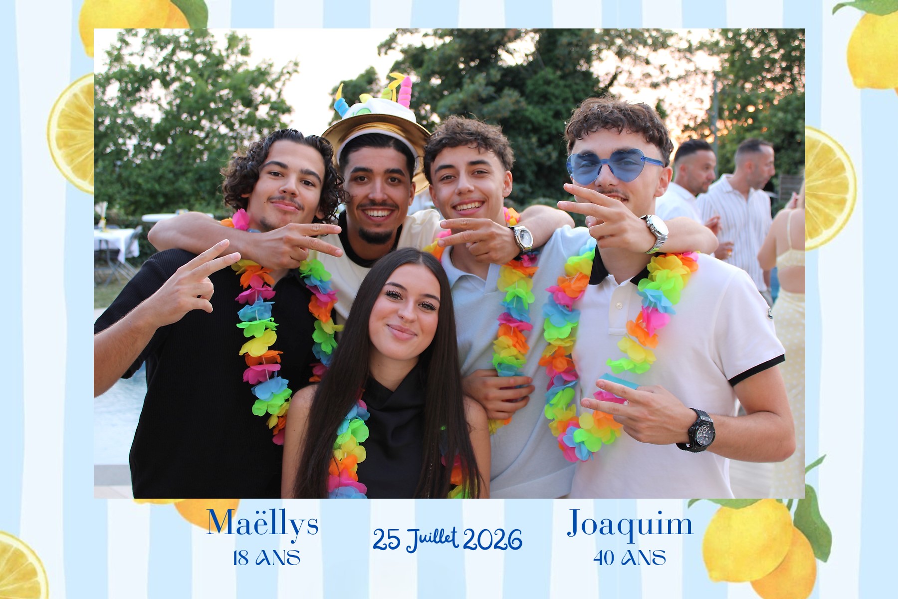 Souvenir capturé au photobooth Photoboosté